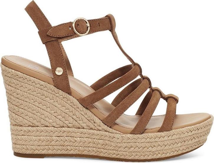 UGG - Maat 36 - W Cressida Dames Sandalen - Chestnut Suede, Kleding | Dames, Schoenen, Verzenden