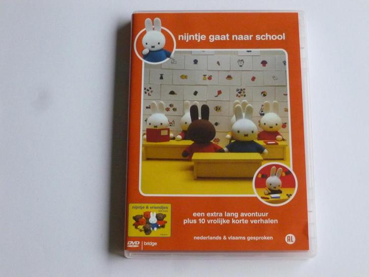 Nijntje gaat naar school (DVD) Dick Bruna, Cd's en Dvd's, Dvd's | Kinderen en Jeugd, Zo goed als nieuw, Verzenden