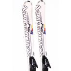 144 skis SALOMON 24 GT POWER + Salomon L10, Sport en Fitness, Skiën en Langlaufen, 140 tot 160 cm, Gebruikt, Verzenden, Salomon