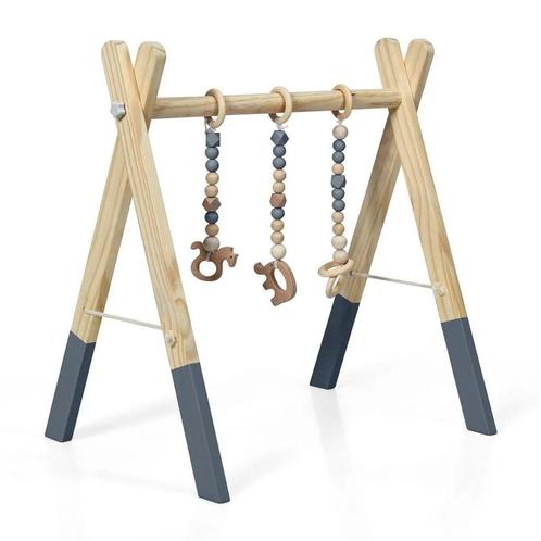 Trendmix Houten Babygym met 3 hangers - Babyspeeltoestel 60, Kinderen en Baby's, Speelgoed | Babyspeelgoed, Ophalen of Verzenden