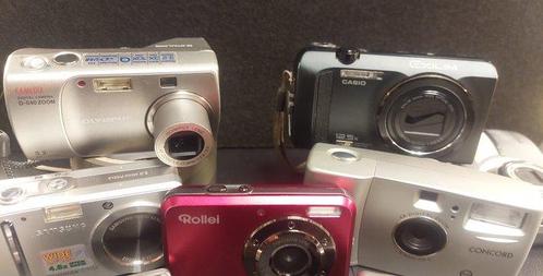 Rollei Compactline 52 + Olympus Camedia + Samsung Digimax, Audio, Tv en Foto, Fotocamera's Digitaal