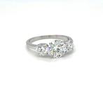 Zonder Minimumprijs - Ring - 14 karaat Witgoud - 2.04ct. tw., Sieraden, Tassen en Uiterlijk, Ringen, Nieuw