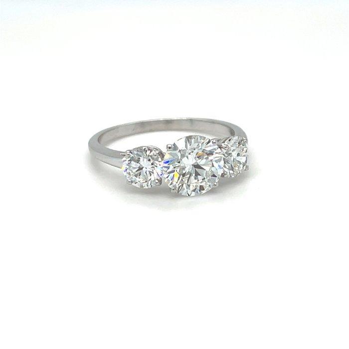 Zonder Minimumprijs - Ring - 14 karaat Witgoud - 2.04ct. tw., Sieraden, Tassen en Uiterlijk, Ringen
