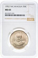 Nicaragua. 50 centavos 1952 - MS65