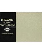 1994 NISSAN SUNNY TRAVELLER | VAN INSTRUCTIEBOEKJE DUITS, Auto diversen, Handleidingen en Instructieboekjes