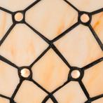 Tiffany wandlamp – Ruitmotief – B 25 × H 14 cm (Art. 7705), Verzenden, Nieuw