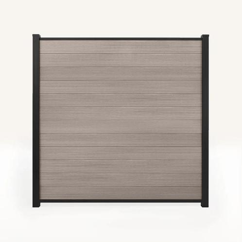 ACTIE - Premium Composiet Schutting Grijs, Tuin en Terras, Schuttingen, 1 tot 2 meter, Nieuw, Kunststof, Ophalen of Verzenden