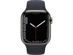 Apple Watch Series 7 LTE (41mm), Grafiet (Zwart), Verzenden, Zo goed als nieuw