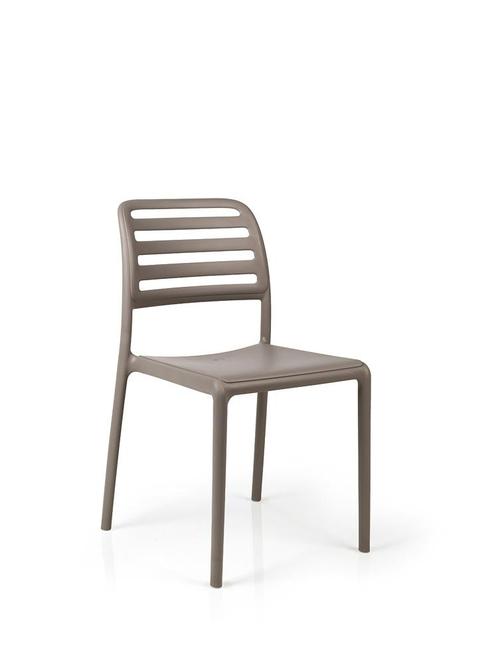 Nardi Costa Bistrostoel Glasvezel - Tortora, Tuin en Terras, Tuinsets en Loungesets, Ophalen of Verzenden
