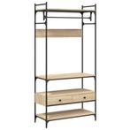 Kledingkast Sonoma Eiken - 89cm | Retourdeal | 47% Korting, Nieuw, Minimalistisch, 150 tot 200 cm, 25 tot 50 cm