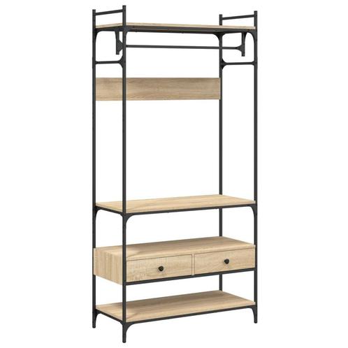 Kledingkast Sonoma Eiken - 89cm | Retourdeal | 47% Korting, Huis en Inrichting, Kasten | Kledingkasten, 25 tot 50 cm, Nieuw, 150 tot 200 cm