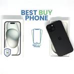 iPhone 15 128GB zwart /100% batt /kras vrij scherm /garantie, 128 GB, IPhone 15, Zwart, Nieuw