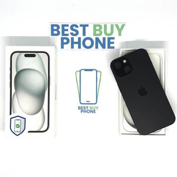 iPhone 15 128GB zwart /100% batt /kras vrij scherm /garantie beschikbaar voor biedingen