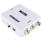 HDMI naar Tulp Composiet AV converter / wit, Audio, Tv en Foto, Overige Audio, Tv en Foto, Nieuw, Ophalen of Verzenden