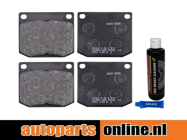 Remblokken set Saab 99 voorzijde, Auto-onderdelen, Besturing, Nieuw, Saab, Verzenden