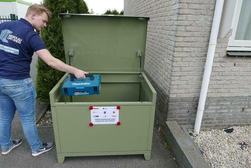 Metalen tuinberging + ijzer slot!, Tuin en Terras, Overige Tuin en Terras, Nieuw, Ophalen