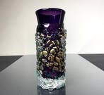 Maxence Parot - Vaas - Unieke vaasreliëfkleuren en goud -, Antiek en Kunst, Antiek | Glas en Kristal