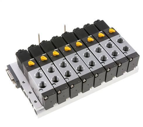 G1/4 8x pneumatisch ventiel terminal 24V DC, Doe-het-zelf en Verbouw, Gereedschap | Machine-onderdelen en Toebehoren, Nieuw, Verzenden