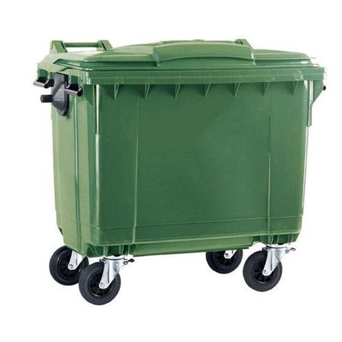 Afvalcontainer 660 liter groen, Huis en Inrichting, Woonaccessoires | Prullenbakken, Ophalen of Verzenden