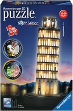 3D Puzzel - Toren van Pisa - Night Editie (216 stukjes) |, Hobby en Vrije tijd, Denksport en Puzzels, Verzenden, Nieuw