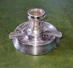 Solid Sterling Silver Ashtray and Candlestick. - Sampson and