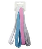 Haarband Jersey Sport Color Pastel  Wit Roze Blauw Zilver, Nieuw, Verzenden