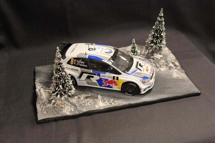 Diorama berg rally proef 1:18 #5, Hobby en Vrije tijd, Modelbouw | Figuren en Diorama's, Groter dan 1:35, Nieuw, Diorama, Ophalen of Verzenden