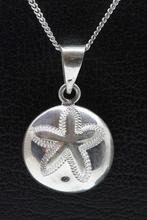 Zilveren Zee egel ketting hanger, Sieraden, Tassen en Uiterlijk, Verzenden, Nieuw