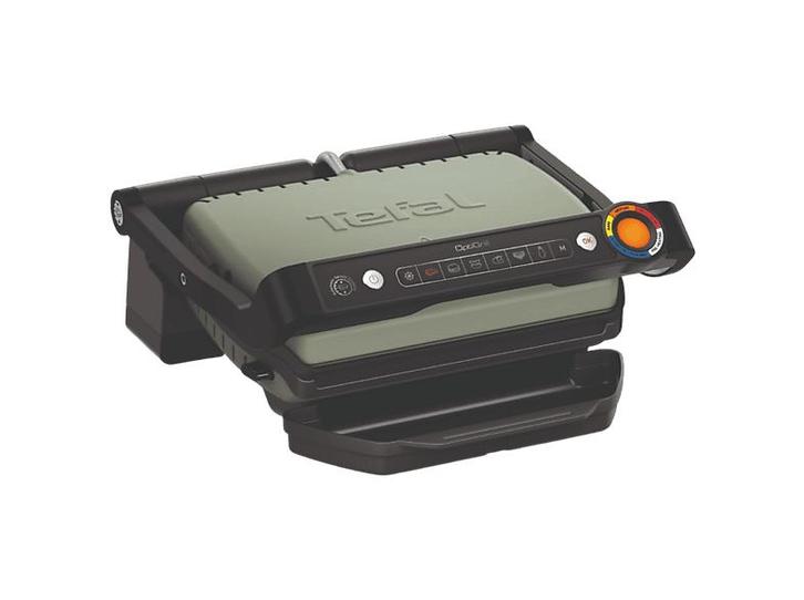 Tefal -   Optigrill Eco Design Contactgrill Lichen & Zwart, Witgoed en Apparatuur, Contactgrills, Nieuw, Verzenden