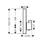 Thermostaat Afbouwdeel ShowerSelect HansGrohe Voor 2, Doe-het-zelf en Verbouw, Sanitair, Ophalen of Verzenden, Nieuw