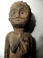 Figuur - Begrafenispaal - Hout - Bongo - 95 cm - Bahr El, Antiek en Kunst