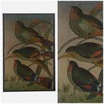 Paneel (2) - Vogels - Schilderijen - XL (115 cm) - Zijde