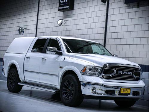 Dodge Ram | 5.7L Hemi V8 | Laramie Longhorn, Auto's, Bestelauto's, Dealer onderhouden, Lease, Bruin, Automaat, Wit, Financial lease