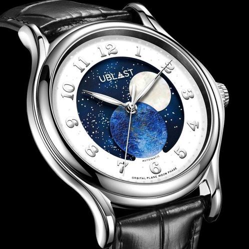Ublast - Orbital Plane - Automatic Moon Phase -, Sieraden, Tassen en Uiterlijk, Horloges | Heren