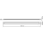 LED Batten - LED Balk - Titro - 54W - Natuurlijk Wit 4200K -, Ophalen of Verzenden, Nieuw, Metaal