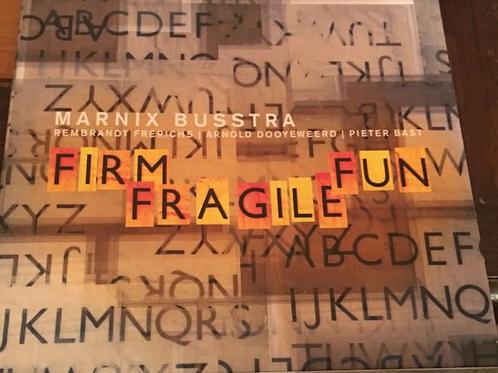 cd digi - Marnix Busstra - Firm Fragile Fun, Cd's en Dvd's, Cd's | Jazz en Blues, Zo goed als nieuw, Verzenden