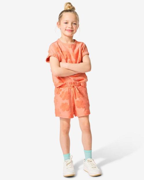 HEMA Kinder sweatshort badstof fruit perzik, Kinderen en Baby's, Kinderkleding | Overige, Nieuw, Verzenden