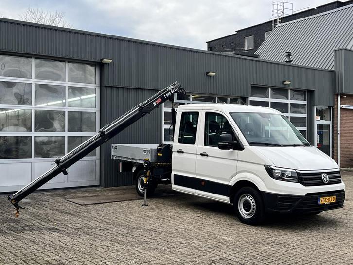 Volkswagen Crafter 35 2.0 TDI DC, Auto's, Bestelauto's, Onderhoudsboekje, Lease, Overige kleuren, Handgeschakeld, Wit, Financial lease