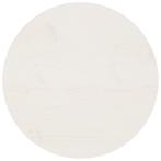 Massief Grenen Tafelblad Ã50 - Wit | Tweedekansje | OP=OP, 50 tot 100 cm, Rond, Nieuw, Tafelblad