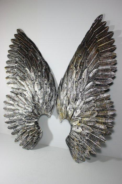 Decoratief ornament - Pair of Large Angel Wings - Wall, Antiek en Kunst, Kunst | Designobjecten