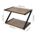 2-Laags Printerstandaard voor Bureau – Compact Opbergrek, Verzenden, Nieuw