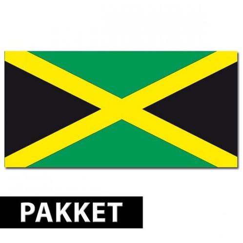 Jamaica versiering pakket - Jamaica versiering, Hobby en Vrije tijd, Feestartikelen, Ophalen of Verzenden
