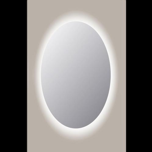 Spiegel Ovaal Sanicare Q-Mirrors 100x70 cm PP Geslepen LED, Doe-het-zelf en Verbouw, Sanitair, Bad, Nieuw, Ophalen of Verzenden