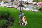 Buitenlamp op zonne-energie met hondje van Hyundai, Nieuw
