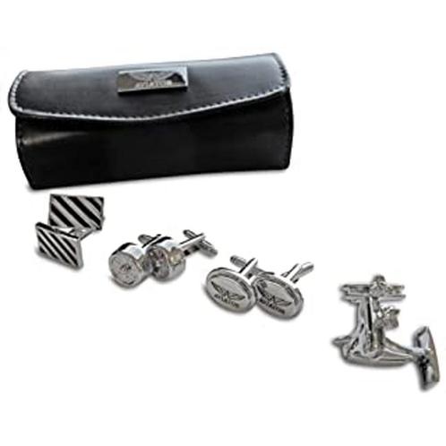 Aviator AVJ3816 manchetknopen Set van 4 paar, Sieraden, Tassen en Uiterlijk, Overige Accessoires