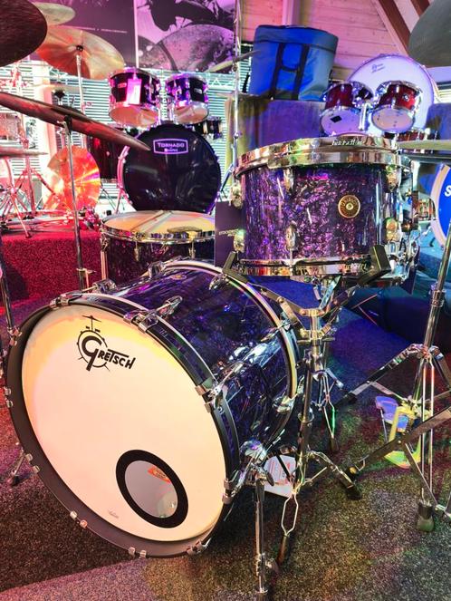 Gretsch Broadkaster Drumstel Shell Set Purple Marine Pearl, Muziek en Instrumenten, Drumstellen en Slagwerk, Nieuw, Overige merken