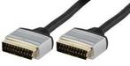 HQ Scart Male naar Scart Male Kabel-10M (Diversen) NIEUW, Ophalen of Verzenden, Nieuw