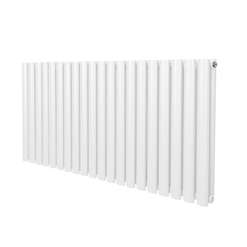 Ovale Kolomradiator - 600mm x 1200mm - Wit, Doe-het-zelf en Verbouw, Verwarming en Radiatoren, Verzenden