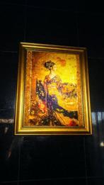 Amber Angel - Geisha Relief picture - Baltic Amber - Nieuwe, Verzamelen