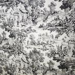 Meubelstof  - 500 cm - 140 cm - Prachtige Toile de Jouy